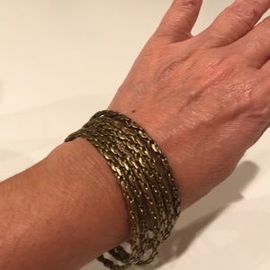 Gold tone  bangle bracelets